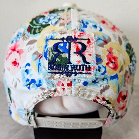 San Francisco Hat Floral Pattern Baseball Cap by Robin Ruth. Snap Back‎ - Picture 3 of 6